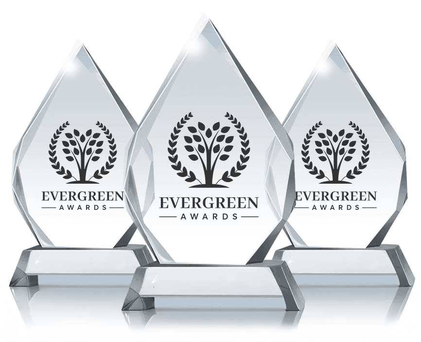 Evergreen Award Trophy